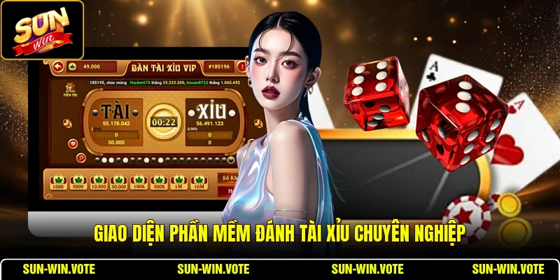 Phần Mềm Đánh Tài Xỉu - Công Cụ Hỗ Trợ Hiệu Quả 1 Giao diện phần mềm đánh tài xỉu chuyên nghiệp