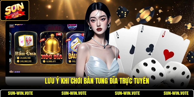 Xóc Đĩa Trực Tuyến SUNWIN - Khám Phá Trò Chơi Dân Gian 3 Lưu ý khi chơi bàn tung đĩa trực tuyến