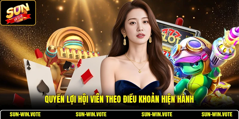 Điều Khoản Dịch Vụ 3 Quyền lợi hội viên theo điều khoản hiện hành
